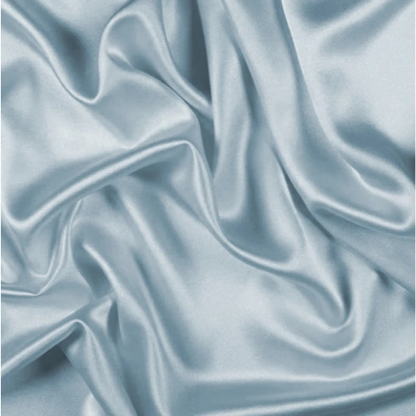 Фото - Простынь двуспальная MirSon 180x200 см Soft Touch of SATIN 019 Gray-blue (2200011285191)