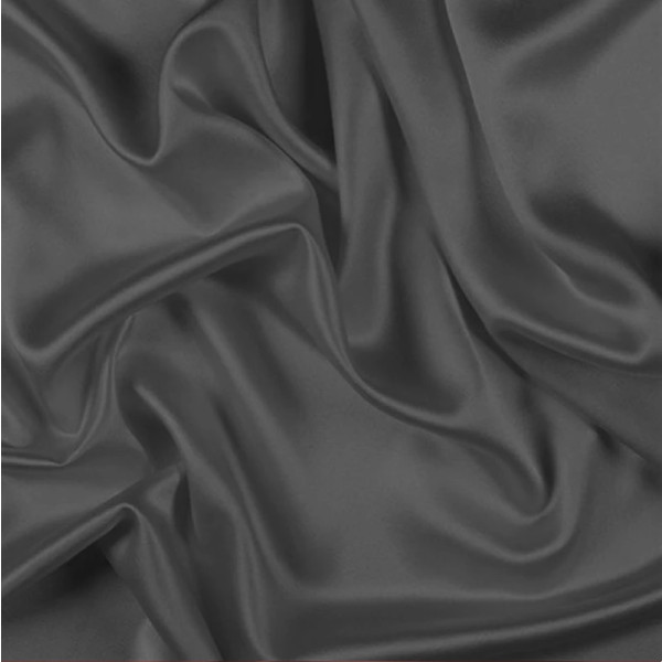 Фото - Простынь двуспальная MirSon 180х200 см Soft Touch of SATIN 005 Charcoal (2200011278193)