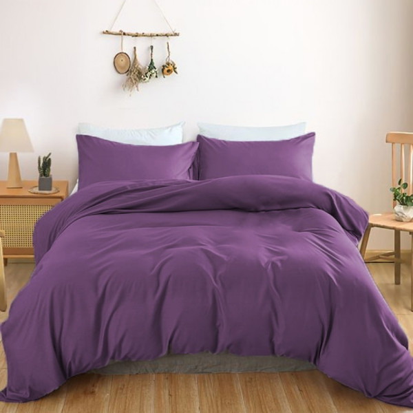 Фото - Простынь двуспальная MirSon 180x200 см Soft Touch of SATIN 012 Purple (2200011281698)