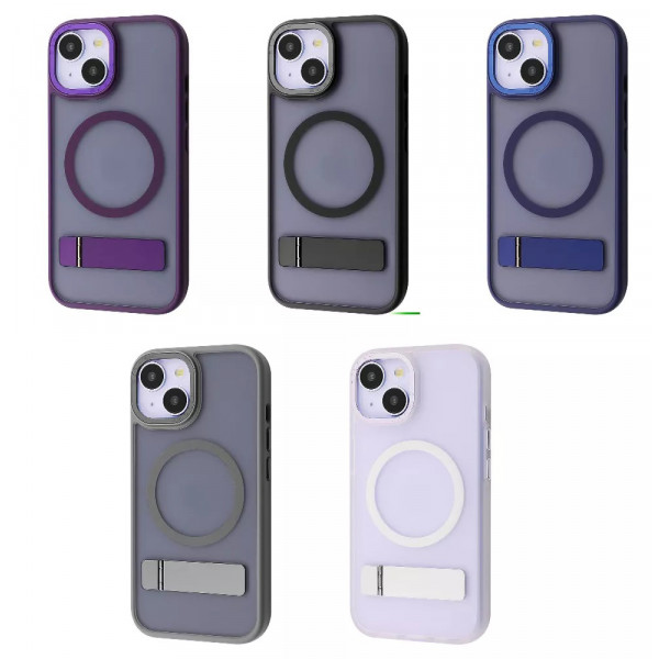 Фото - Чохол для смартфону  Mainstay Case with Magnetic Ring iPhone 15 Black (PCMCIP150002)