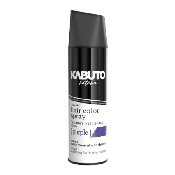 Фото - Камуфлирующий спрей для волос Kabuto Katana Pro Hair Coloring Mech Spray Purple 150 мл (8685077950001)
