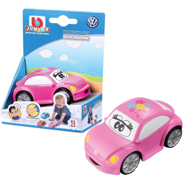 Фото - Базовый игровой транспорт для малыша Bb Junior VW New Beetle Розовая (16-85122_pink)