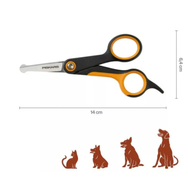 Фото - Ножницы для стрижки кошек и собак Fiskars 2/6 19L (2009124)