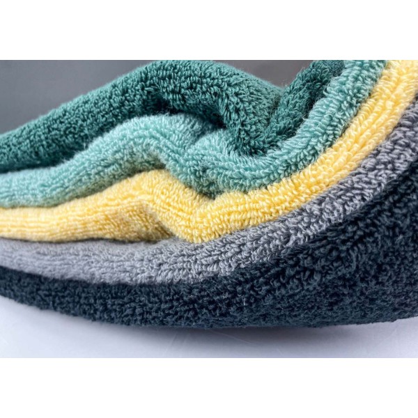 Фото - Рушник банний GM Textile м'ятний махровий зеро твіст з бордюром 70х140