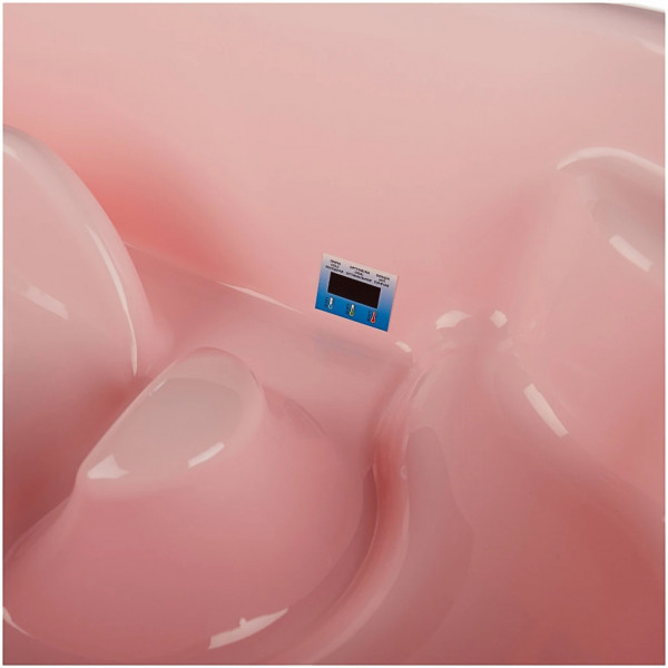 Фото - Детская ванночка Tega Baby Комфорт с термометром 2 в 1 анатомическая Светло-розовая (TG-011-104)