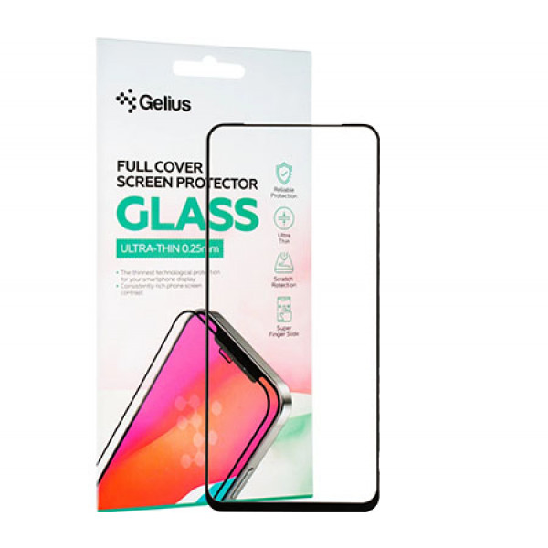 Фото - Захисне скло для смартфону Gelius Full Cover Ultra-Thin 0.25mm for Xiaomi Redmi Note 10 5G Black (91082)