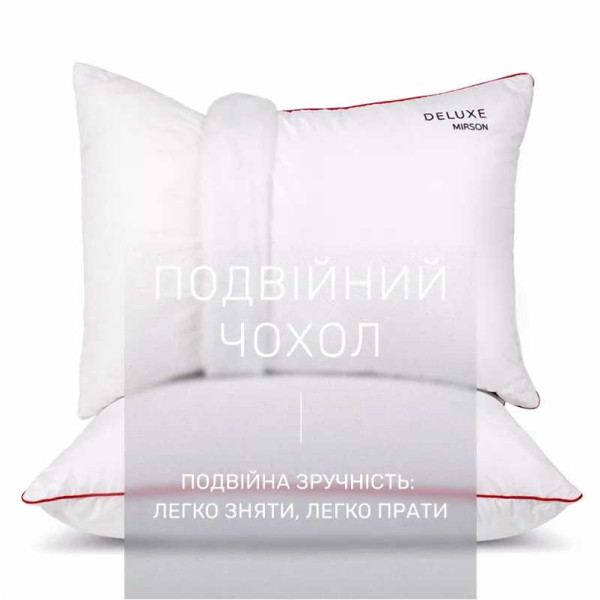 Фото - Подушка стандартна MirSon Hand Made De Luxe Thinsulate 913 50x70 (2200000556134)