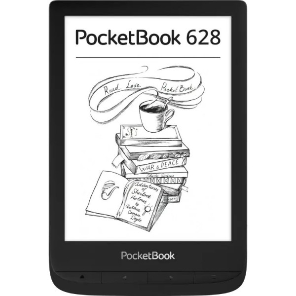 Фото - Електронна книга PocketBook 628 Touch Lux 5 Black (PB628-P-CIS)