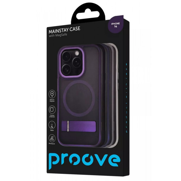 Фото - Чохол для смартфону  Mainstay Case with Magnetic Ring iPhone 14 Gray (PCMCIP140005)