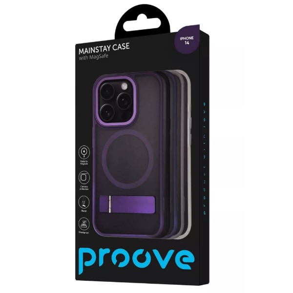 Фото - Чехол для смартфона Mainstay Case with Magnetic Ring iPhone 14 Pro Max Gray (PCMCIP14PM05)