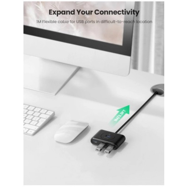 Фото - Хаб USB UGREEN CR113 0.5m USB 3.0 (20290)