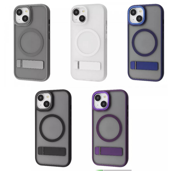 Фото - Чохол для смартфону  Mainstay Case with Magnetic Ring iPhone 14 Gray (PCMCIP140005)