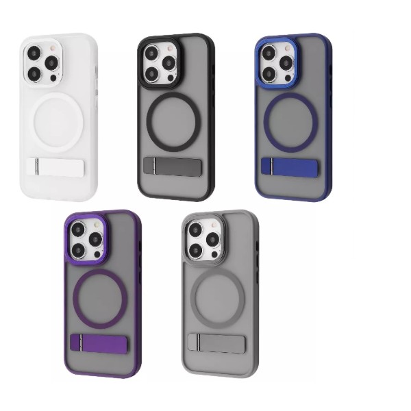 Фото - Чехол для смартфона Mainstay Case with Magnetic Ring iPhone 14 Pro Max Gray (PCMCIP14PM05)
