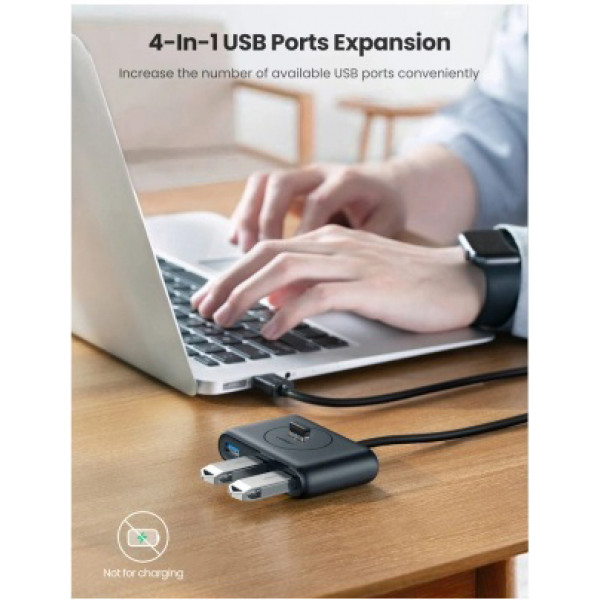 Фото - Хаб USB UGREEN CR113 0.5m USB 3.0 (20290)
