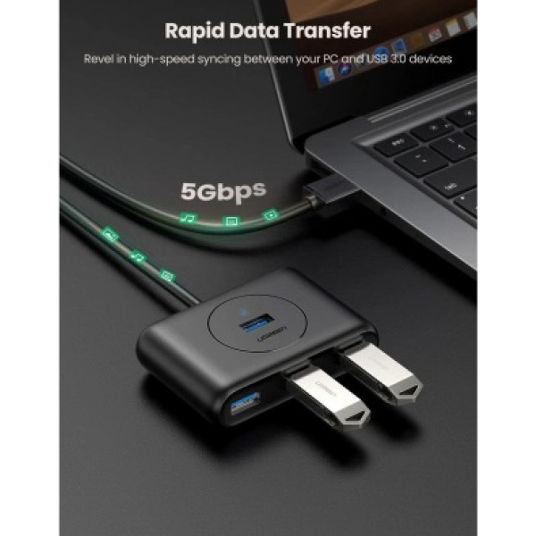 Фото - Хаб USB UGREEN CR113 0.5m USB 3.0 (20290)