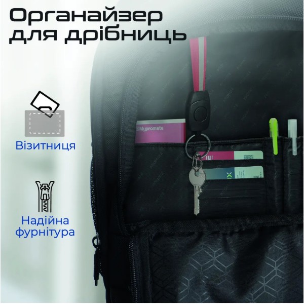 Фото - Рюкзак для ноутбуку Promate crampack-tr.black