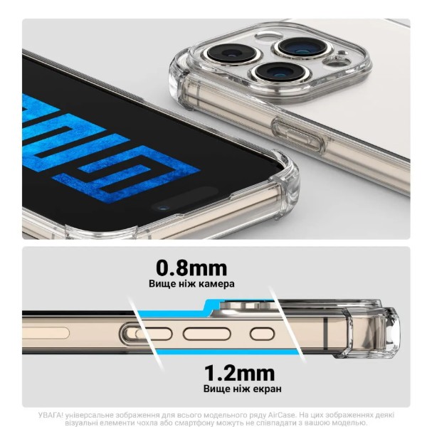 Фото - Чохол для смартфону Armorstandart Air Force for Realme C100i 4G / C100x 4G Camera cover Clear (ARM92235)