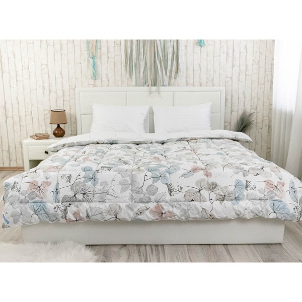 Фото - Одеяло зимнее двуспальное Руно 172х205 Comfort+ Wool Harmony бязь (316.02ШК+У_Wool Harmony)