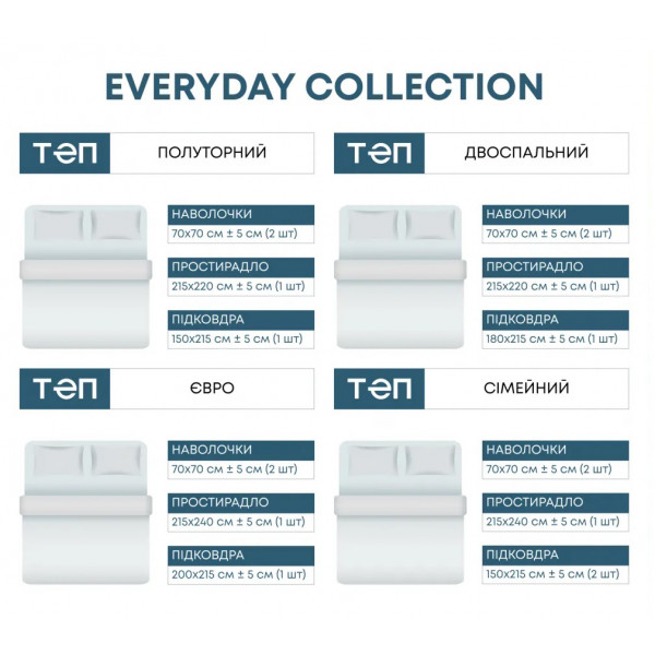 Фото - Комплект постільної білизни ТЕП Everyday collection Pink Peony (2-03741_23967)