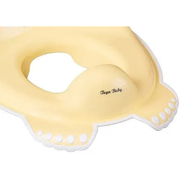 Фото - Дитяча накладка на унітаз класична Tega Baby Лісова казка з антиковзаючою гумою Світло-жовтий (FF-002-109)