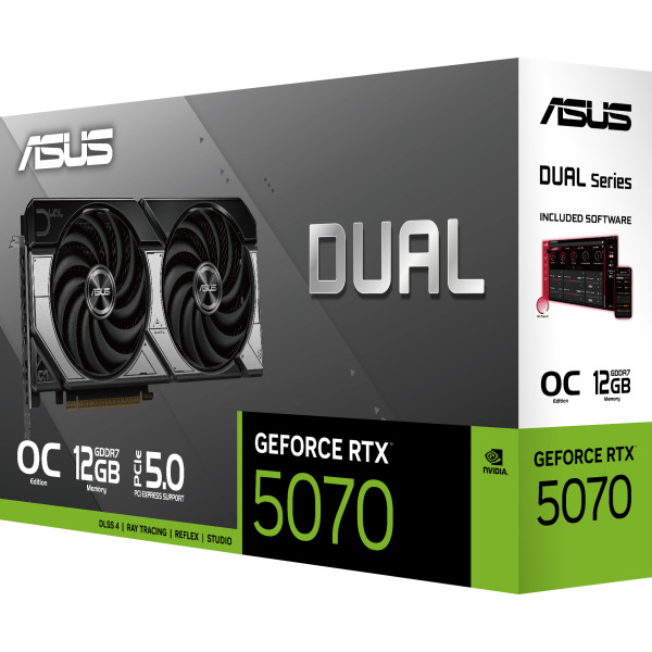 Фото - Видеокарта Asus GeForce RTX 5070 12GB (DUAL-RTX5070-O12G)