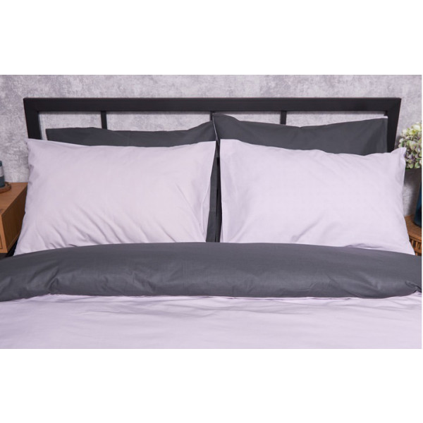 Фото - Комплект постільної білизни Moon&Star Бязь Gold Люкс Orchid Gray 175х210 (MS-820002339)