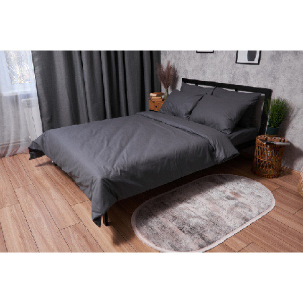 Фото - Комплект постільної білизни Moon&Star Бязь Gold Люкс Dark Blue 175х210 (MS-820003191)