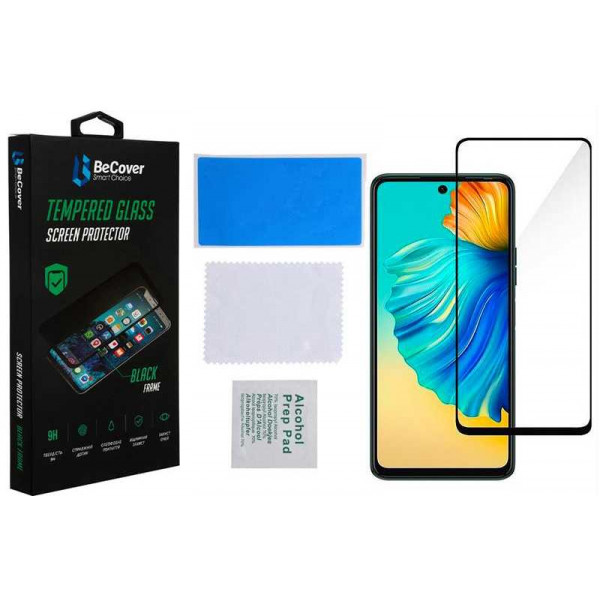 Фото - Захисне скло для смартфону BeCover for Tecno Camon 19 (CI6n)/19 Pro (CI8n) Black (708162)
