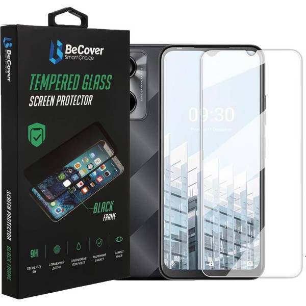 Фото - Захисне скло для смартфону BeCover for Tecno Pop 6 Pro (BE8) Crystal Clear Glass 3D (708555)