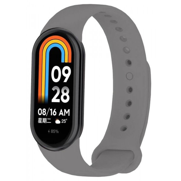 Фото - Ремінець для фітнес-браслету BeCover for Xiaomi Mi Smart Band 8 Steel Gray (709397)