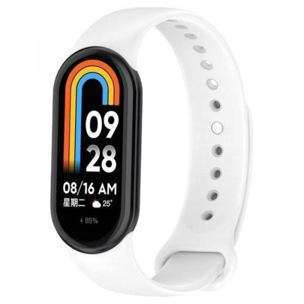 Фото - Ремінець для фітнес-браслету BeCover for Xiaomi Mi Smart Band 8 White (709398)