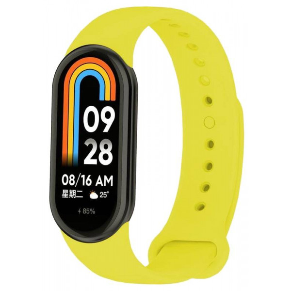 Фото - Ремінець для фітнес-браслету BeCover for Xiaomi Mi Smart Band 8 Yellow (709399)
