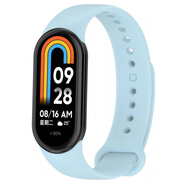 Фото - Ремінець для фітнес-браслету BeCover for Xiaomi Mi Smart Band 8 Light Blue (709400)