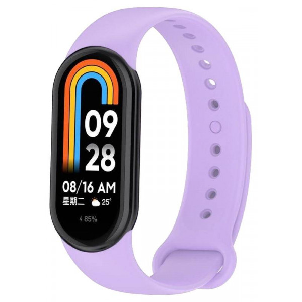 Фото - Ремінець для фітнес-браслету BeCover for Xiaomi Mi Smart Band 8 Light Purple (709405)