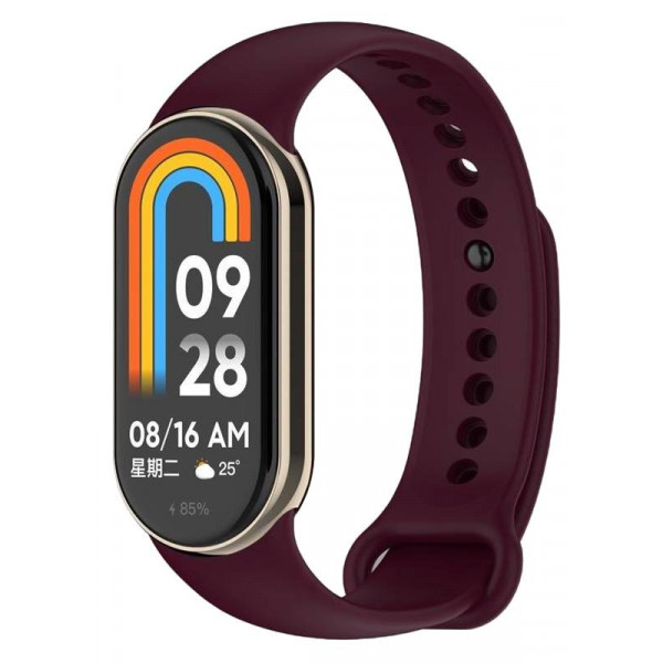 Фото - Ремінець для фітнес-браслету BeCover for Xiaomi Mi Smart Band 8 Tyrian Purple (709412)