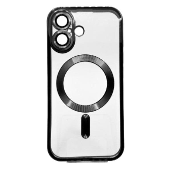 Фото - Чехол для смартфона BeCover TPU Chrome Case (MagSafe) for Apple iPhone 16 Black (712070)