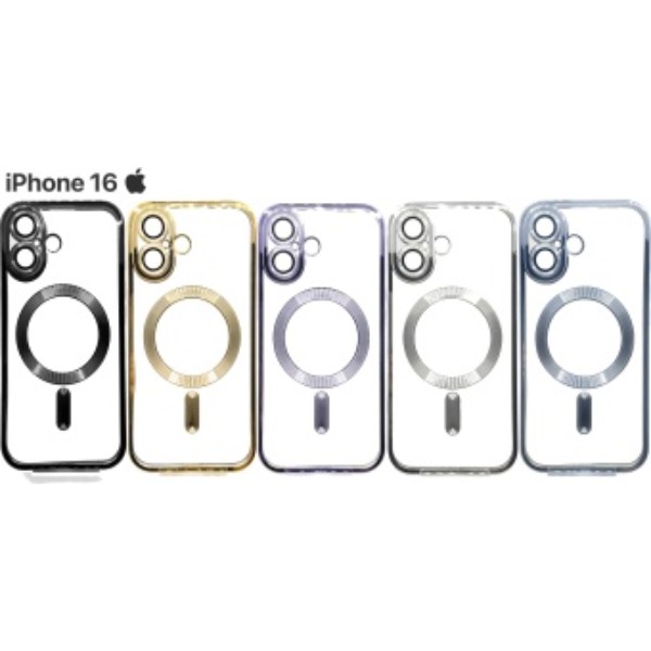 Фото - Чехол для смартфона BeCover TPU Chrome Case (MagSafe) for Apple iPhone 16 Black (712070)
