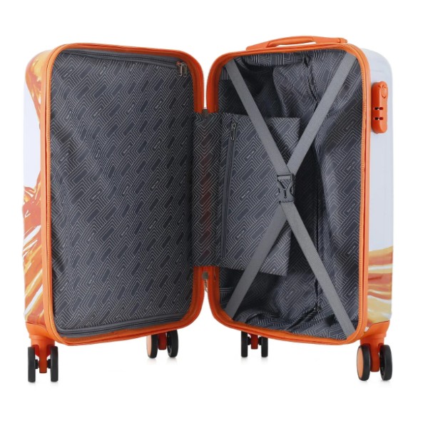 Фото - Чемодан Semi Line 24" (M) White/Orange Print (T5655-2)