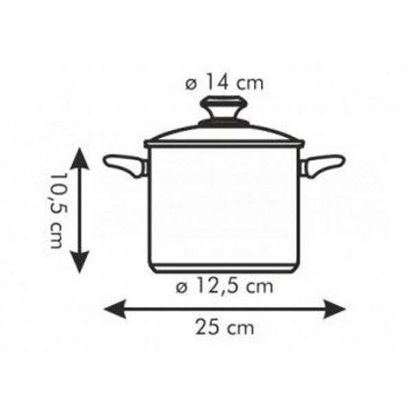 Фото - Каструля tescoma 728014 Presto 14 см
