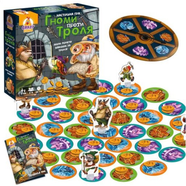 Фото - Настільна гра (5-7 років) Vladi Toys Гноми проти троля (VT8055-36)