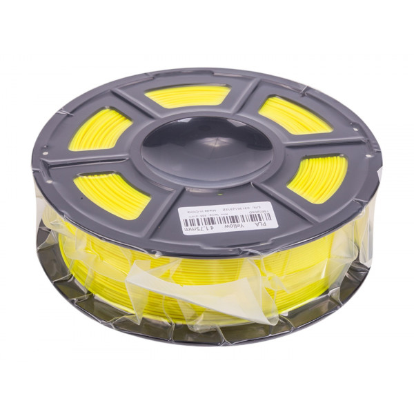 Фото - Нитка для PLA-картриджа PowerPlant Filament 1.75 мм 1 кг Yellow (PT812974)