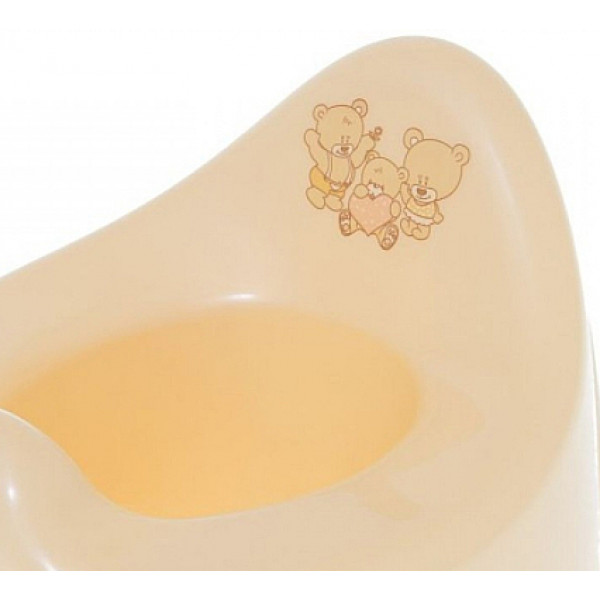 Фото - Горщик дитячий Tega Baby Ведмедики Бежевий (MS-001-119)