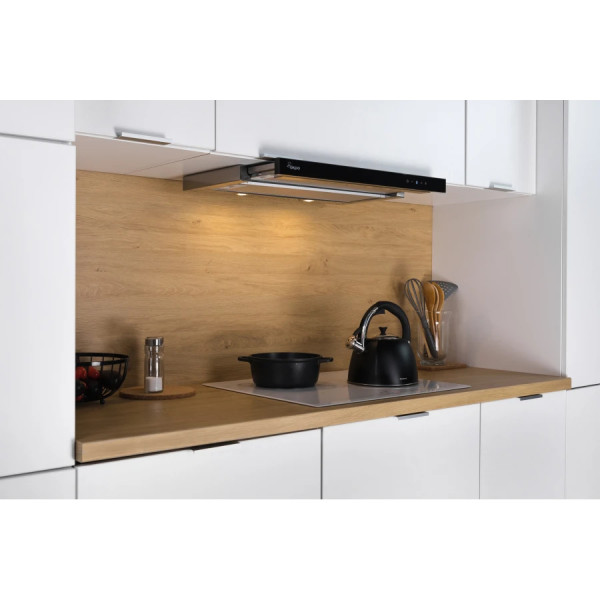 Фото - Вытяжка встраиваемая Akpo WK-7 Light Glass Touch 700 Inox+Black 60