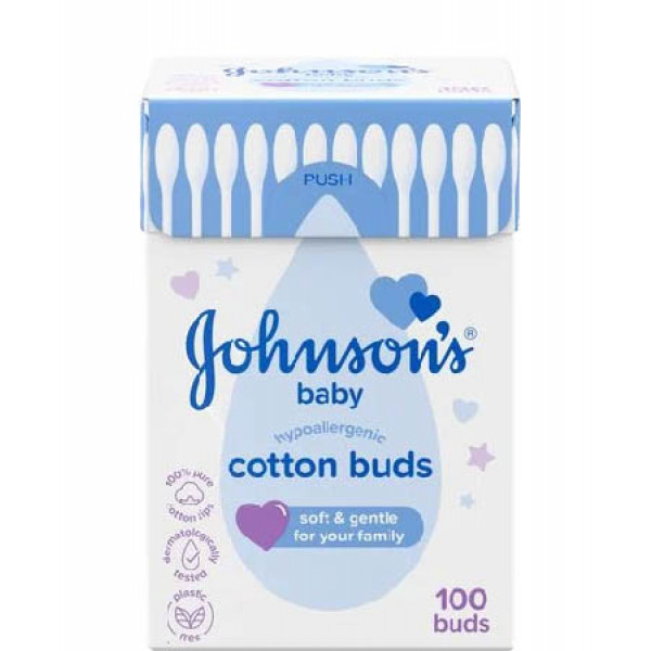 Фото - Вушні палички дитячі Johnson’s Baby Cotton Buds 100 шт. (3574661440460) Фото - Вушні палички дитячі Johnson’s Baby Cotton Buds 100 шт. (3574661440460)