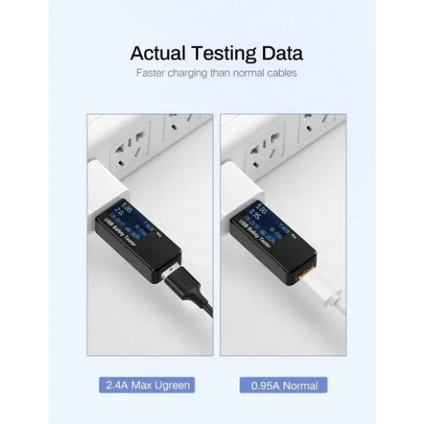 Фото - Кабель UGREEN US289 USB 2.0 to Micro 0.25m Black (60134)