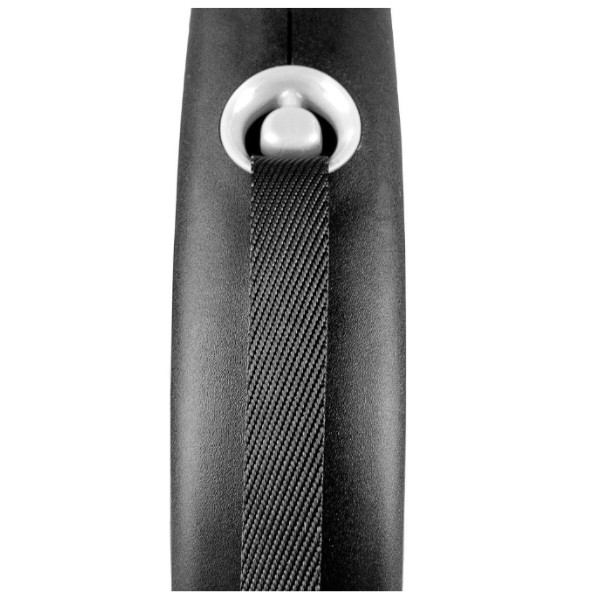 Фото - Поводок для собак Flexi Black Design лента Черная размер M 5 м 25 кг (4000498034002)