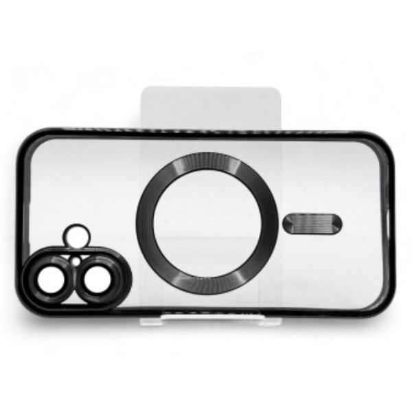 Фото - Чехол для смартфона BeCover TPU Chrome Case (MagSafe) for Apple iPhone 16 Black (712070)