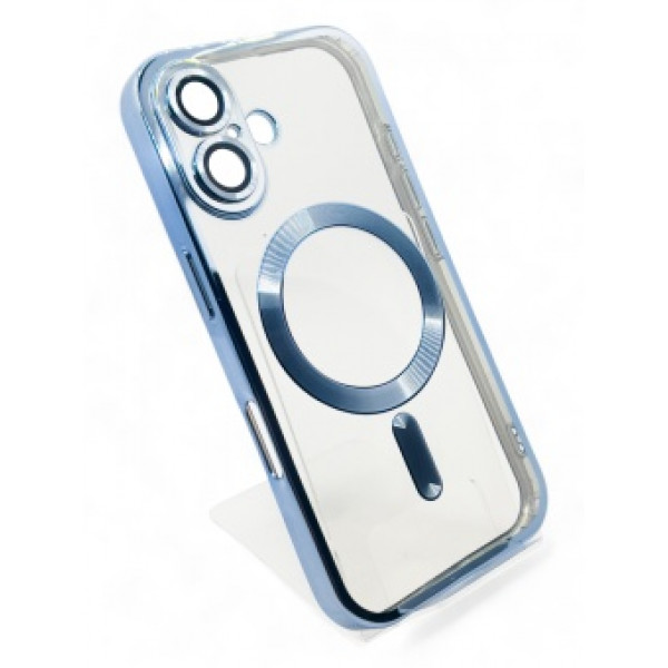 Фото - Чехол для смартфона BeCover TPU Chrome Case (MagSafe) for Apple iPhone 16 Sierra Blue (712072)