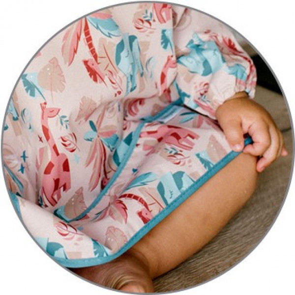 Фото - Нагрудник тканинний BabyOno Джунглі від 2 років (1477/02)