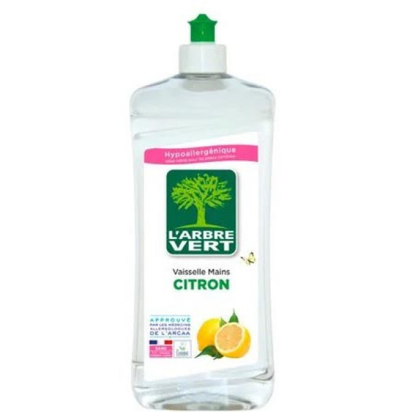 Фото - Средство для ручного мытья посуды L'Arbre Vert Лимон 750 мл (3450601047213)